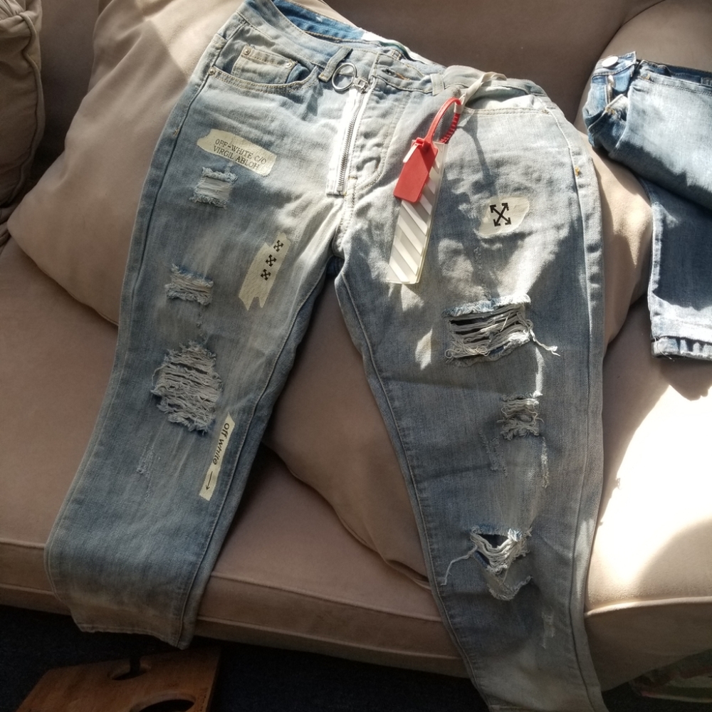 Off White Denim Jean's (31)